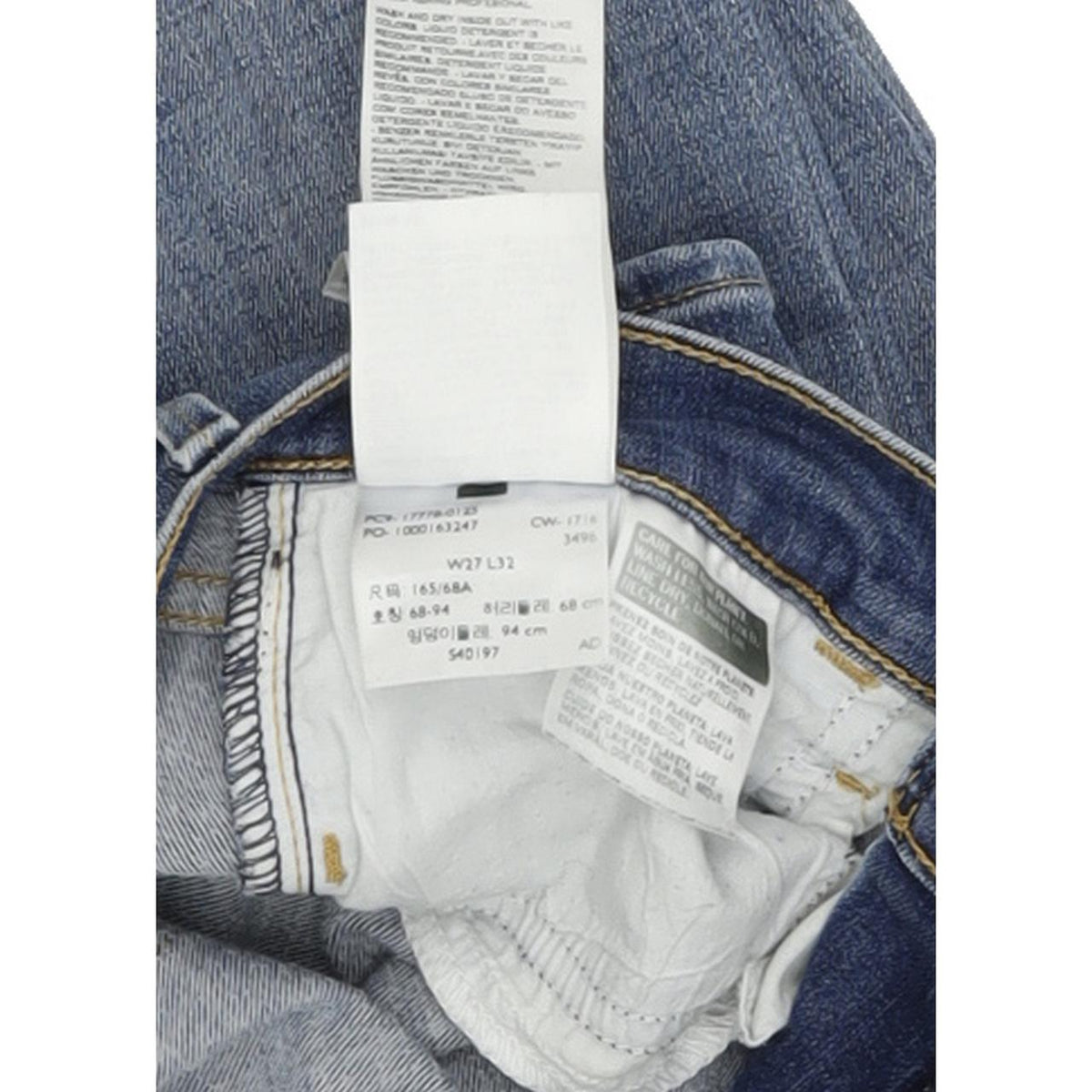Levi's 710 Women Blue Skinny Slim Stretch Jeans W27 L32
