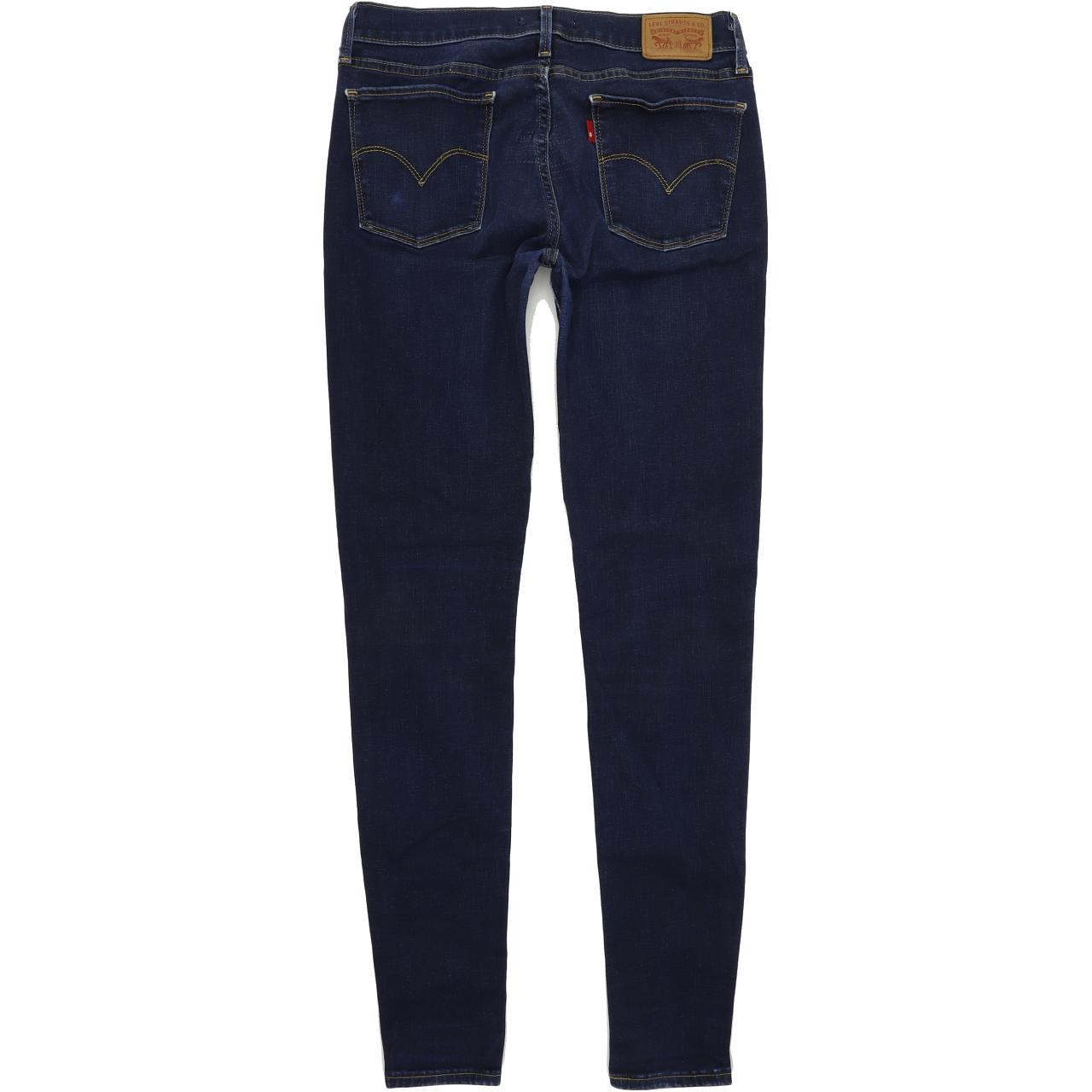 Levi's 710 Women Blue Skinny Slim Stretch Jeans W29 L32