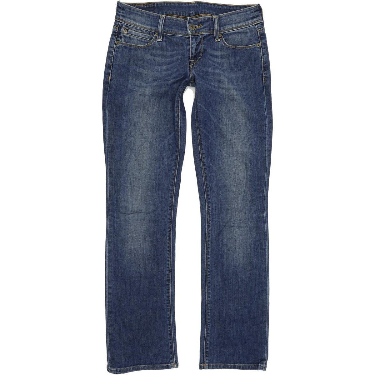 Levi's 470 Women Blue Straight Regular Stretch Jeans W29 L32
