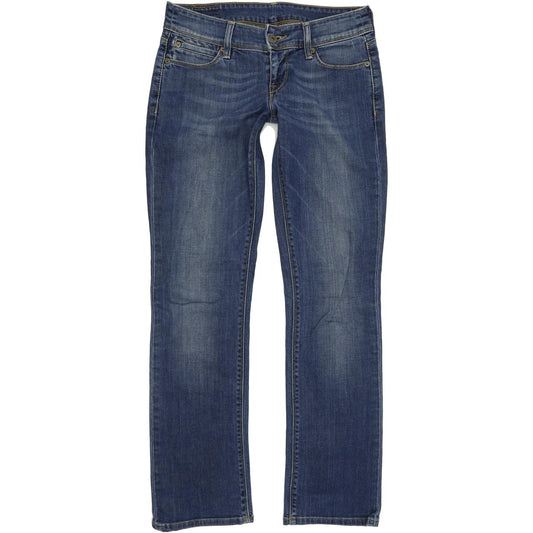 Levi's 470 Women Blue Straight Regular Stretch Jeans W29 L32