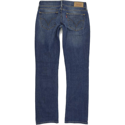 Levi's 470 Women Blue Straight Regular Stretch Jeans W29 L32
