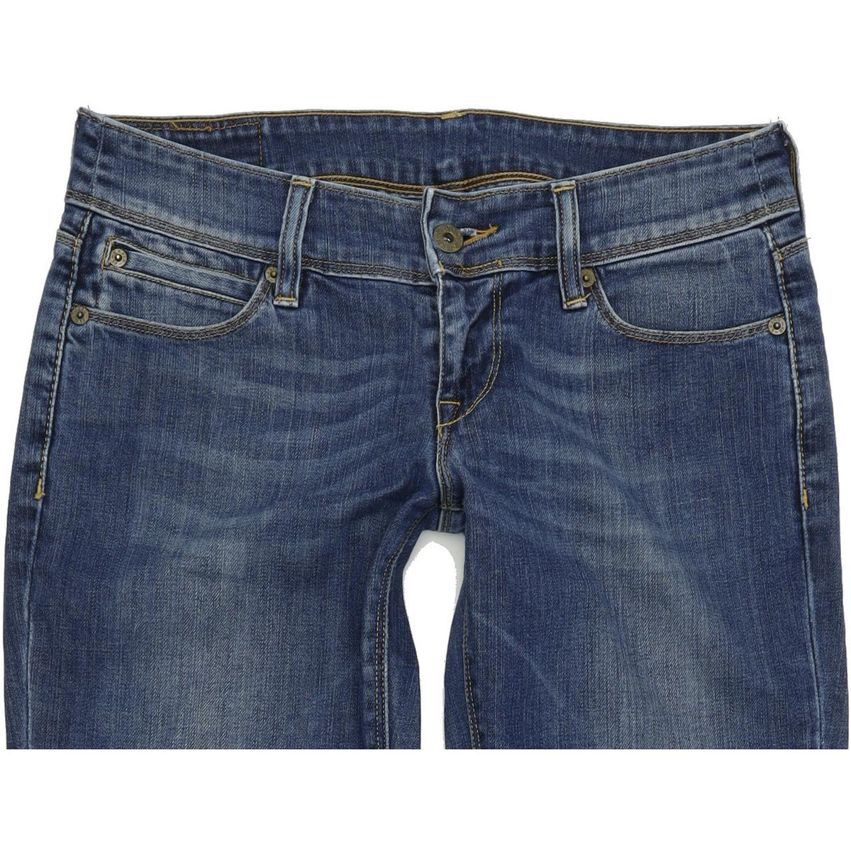 Levi's 470 Women Blue Straight Regular Stretch Jeans W29 L32