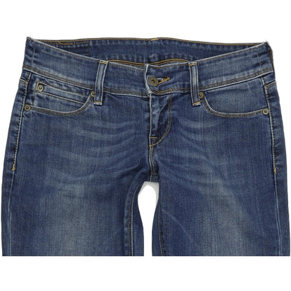 Levi's 470 Women Blue Straight Regular Stretch Jeans W29 L32