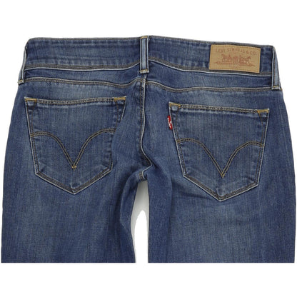 Levi's 470 Women Blue Straight Regular Stretch Jeans W29 L32