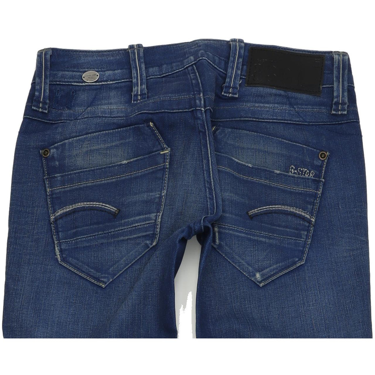 G-Star Austin Women Blue Skinny Slim Stretch Jeans W27 L34