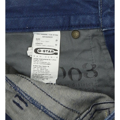 G-Star Austin Women Blue Skinny Slim Stretch Jeans W27 L34