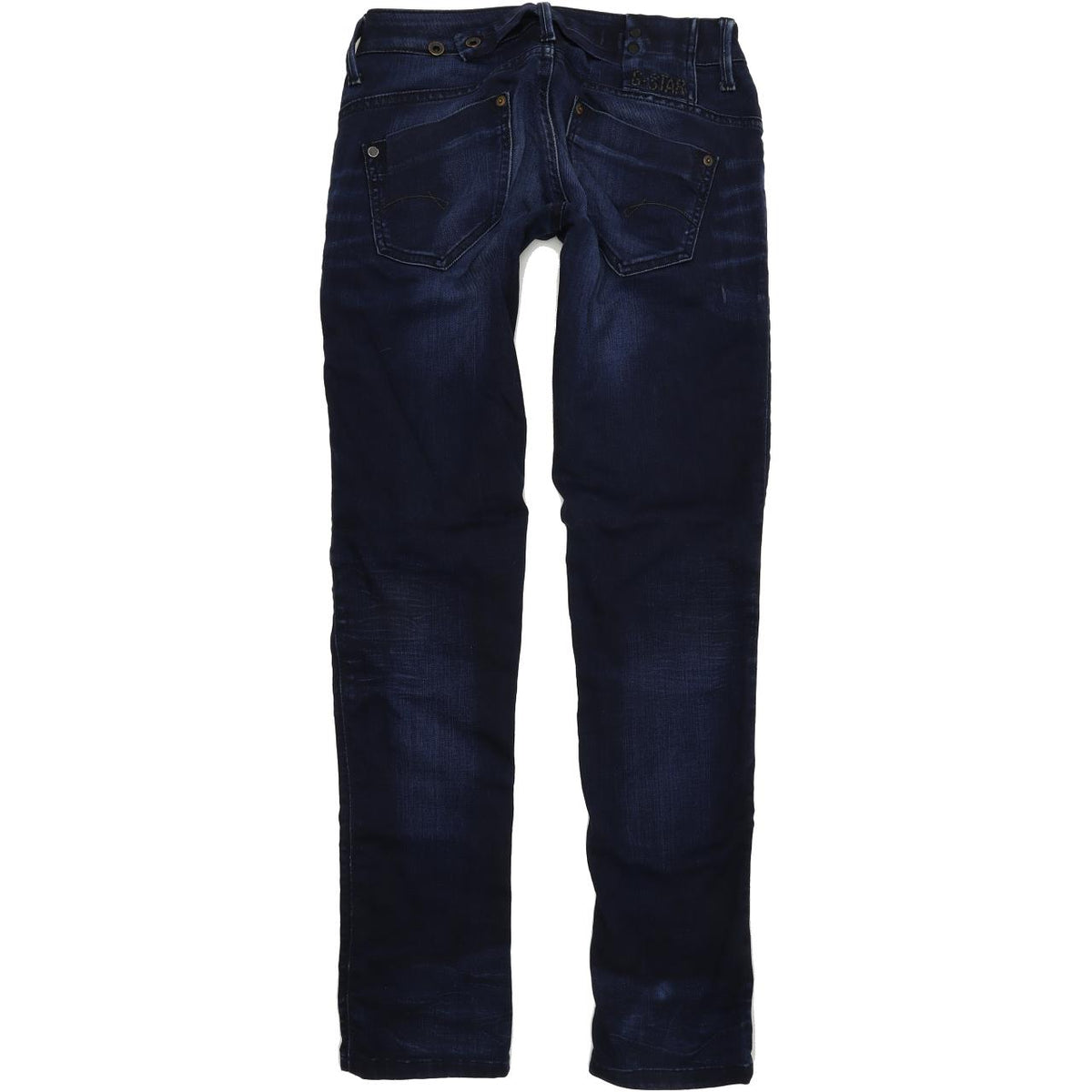 G-Star Women Blue Straight Regular Stretch Jeans W26 L32