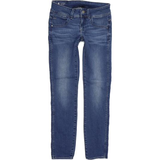 G-Star Lynn Women Blue Skinny Slim Stretch Jeans W25 L30