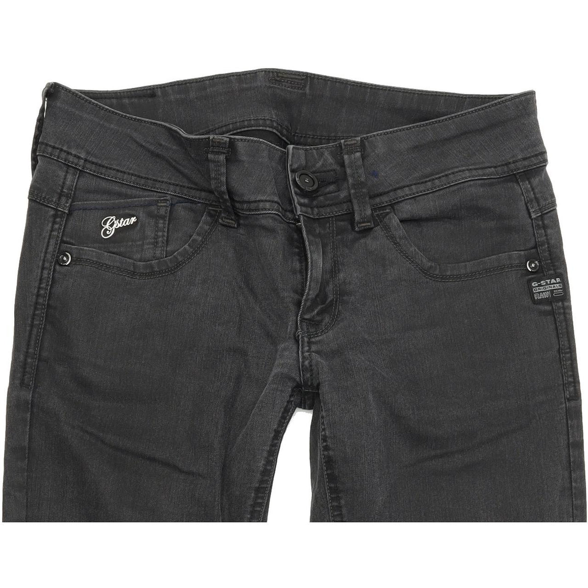 G-Star Women Grey Tapered Slim Stretch Jeans W30 L32