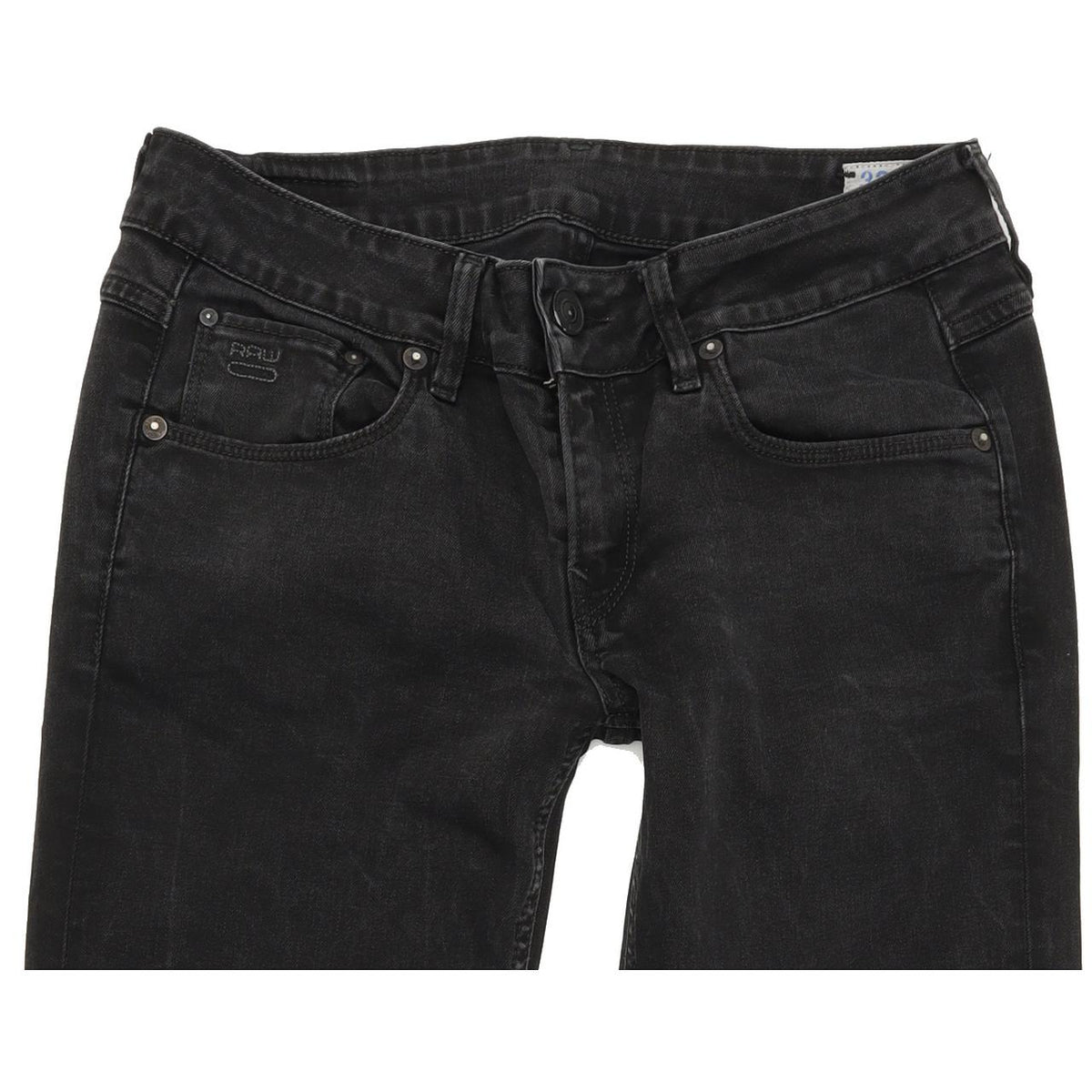 G-Star 3301 Women Black Skinny Slim Stretch Jeans W29 L32