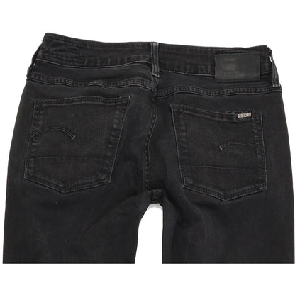 G-Star 3301 Women Black Skinny Slim Stretch Jeans W29 L32
