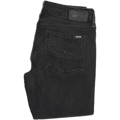 G-Star 3301 Women Black Skinny Slim Stretch Jeans W29 L32