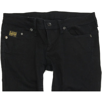 G-Star Midge Women Black Skinny Slim Stretch Jeans W29 L30