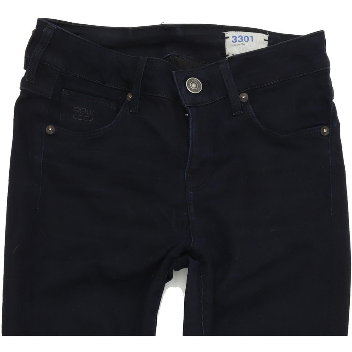 G-Star 3301 Jeg Women Blue Skinny Slim Stretch Jeans W31 L29