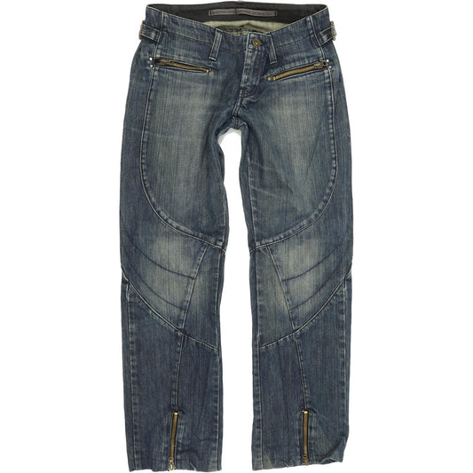 G-Star Ruston Women Blue Skinny Regular Jeans W28 L30