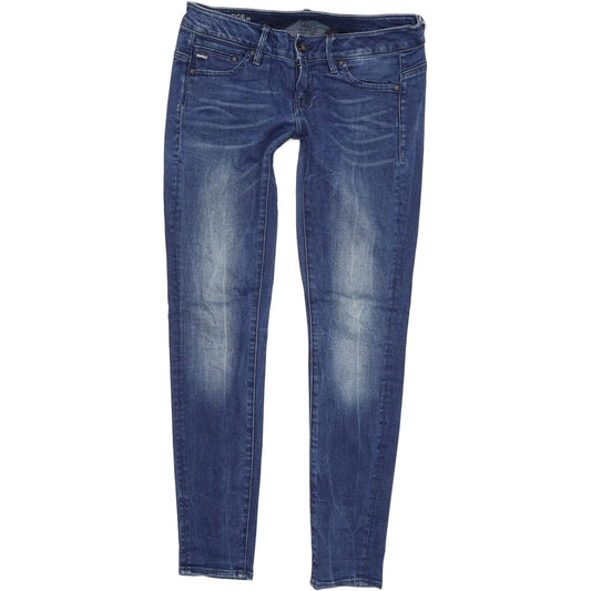 G-Star Midge Women Blue Skinny Slim Stretch Jeans W26 L30