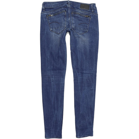 G-Star Midge Women Blue Skinny Slim Stretch Jeans W26 L30