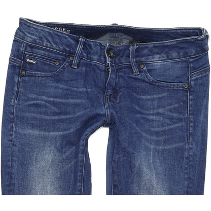 G-Star Midge Women Blue Skinny Slim Stretch Jeans W26 L30
