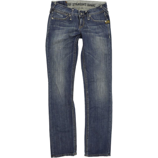 G-Star Core  Women Blue Straight Regular Jeans W27 L34