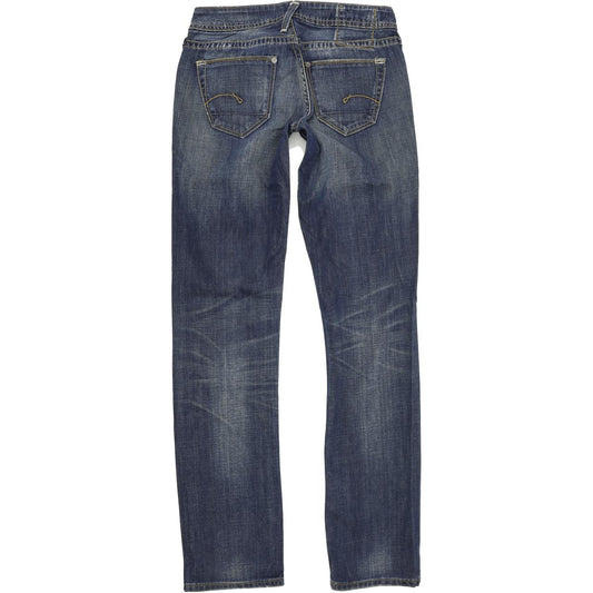 G-Star Core  Women Blue Straight Regular Jeans W27 L34