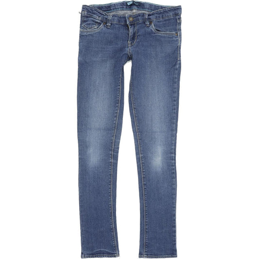 Levi's Girls Women Blue Skinny Slim Stretch Jeans W25 L30