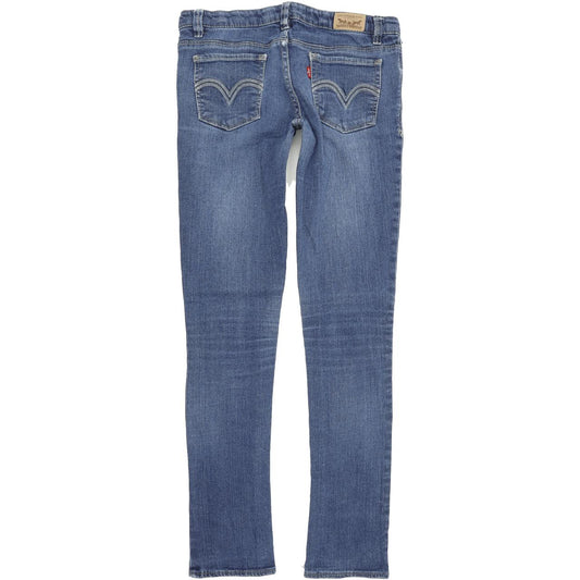 Levi's Girls Women Blue Skinny Slim Stretch Jeans W25 L30