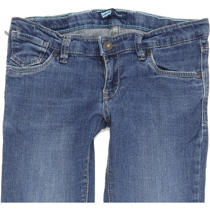 Levi's Girls Women Blue Skinny Slim Stretch Jeans W25 L30