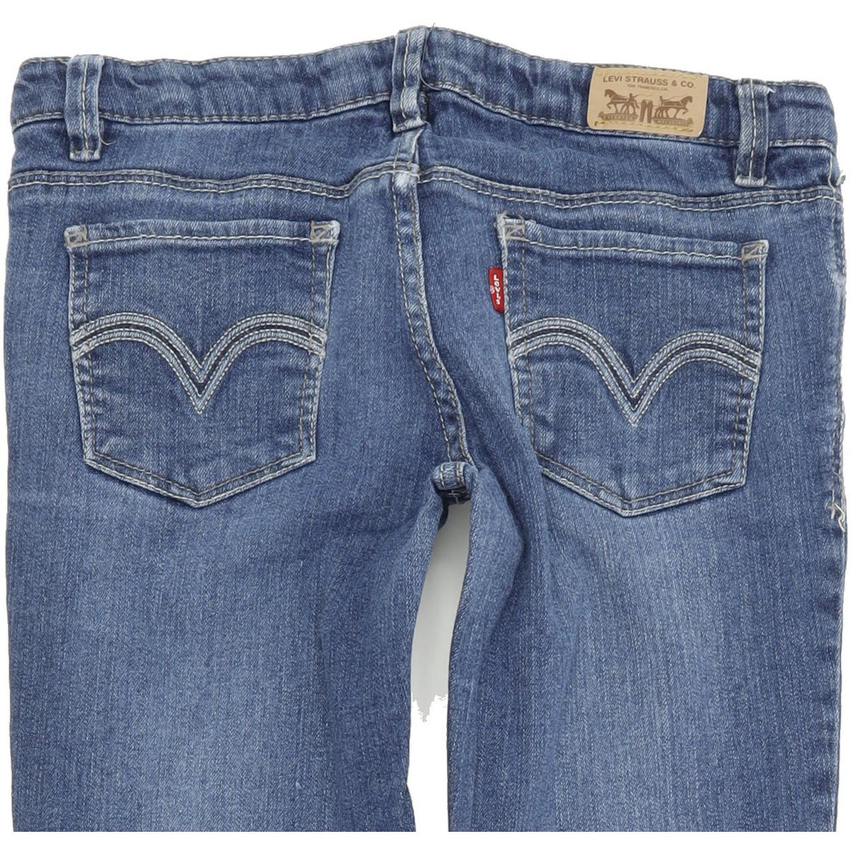 Levi's Girls Women Blue Skinny Slim Stretch Jeans W25 L30
