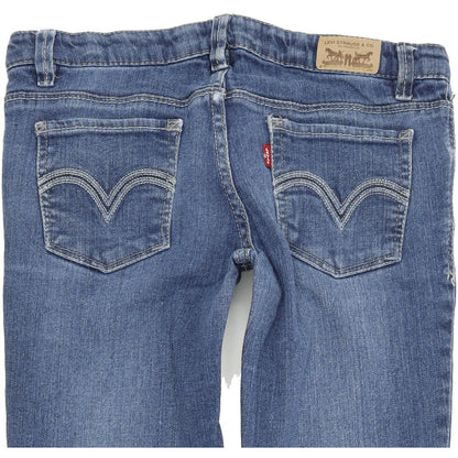 Levi's Girls Women Blue Skinny Slim Stretch Jeans W25 L30