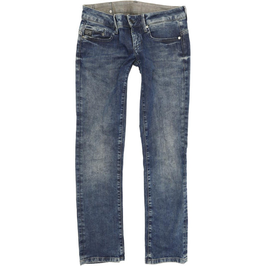 G-Star Midge Women Blue Straight Regular Stretch Jeans W27 L30