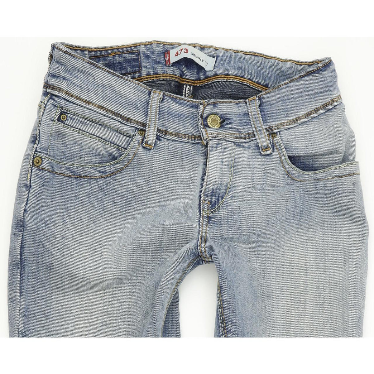 Levi's 473 Women Blue Skinny Slim Jeans W28 L30