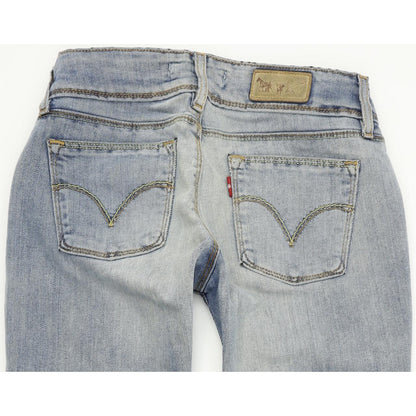 Levi's 473 Women Blue Skinny Slim Jeans W28 L30