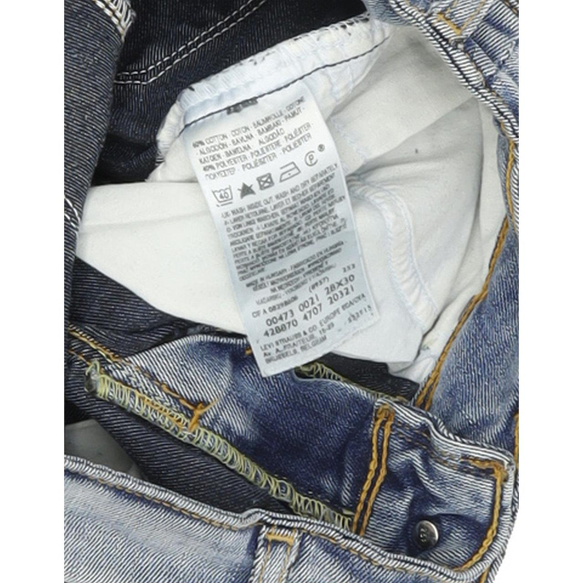 Levi's 473 Women Blue Skinny Slim Jeans W28 L30