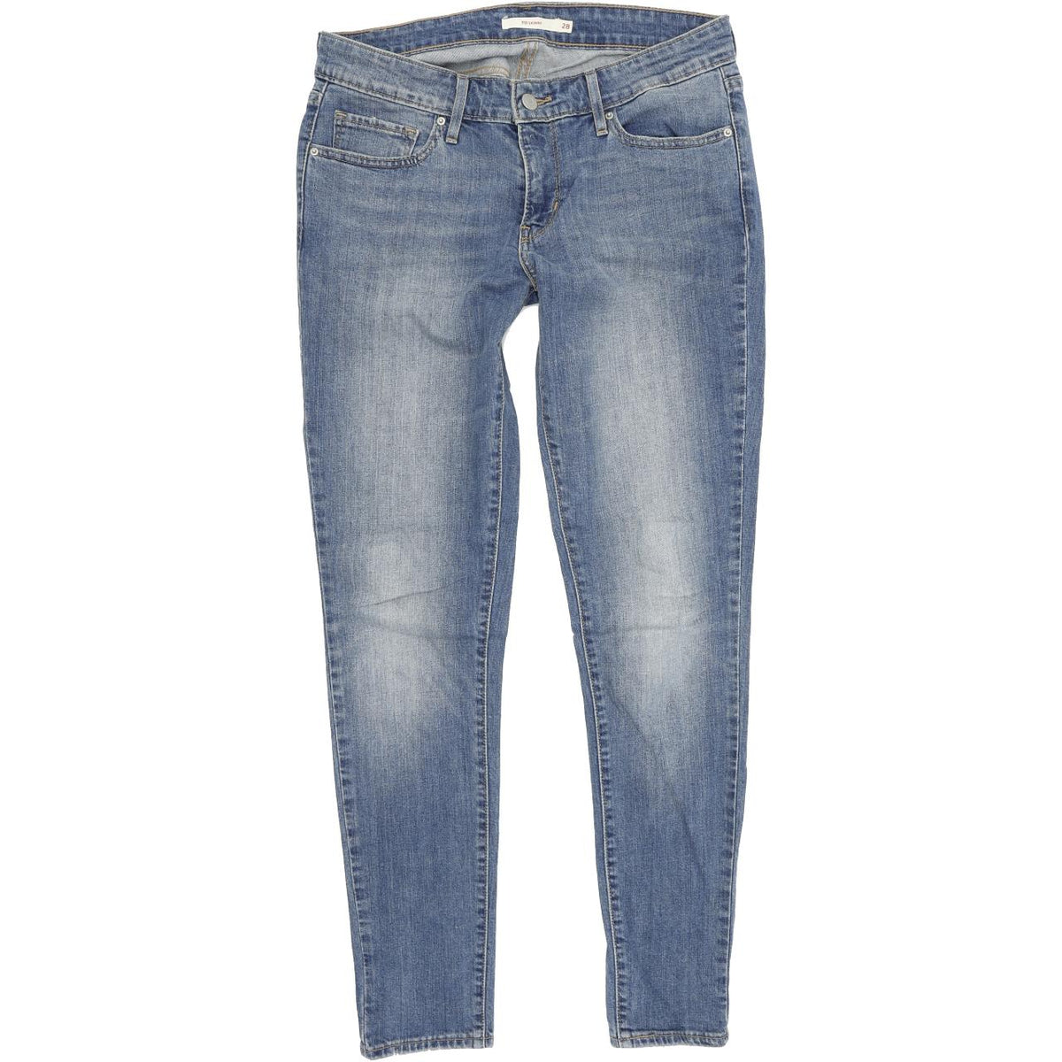 Levi's 711 Women Blue Skinny Slim Stretch Jeans W28 L30