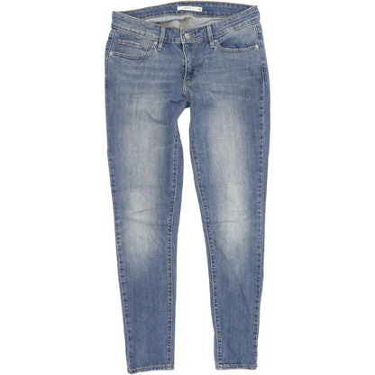 Levi's 711 Women Blue Skinny Slim Stretch Jeans W28 L30