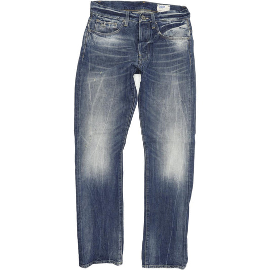 G-Star 3301 Women Blue Straight Regular Jeans W28 L32