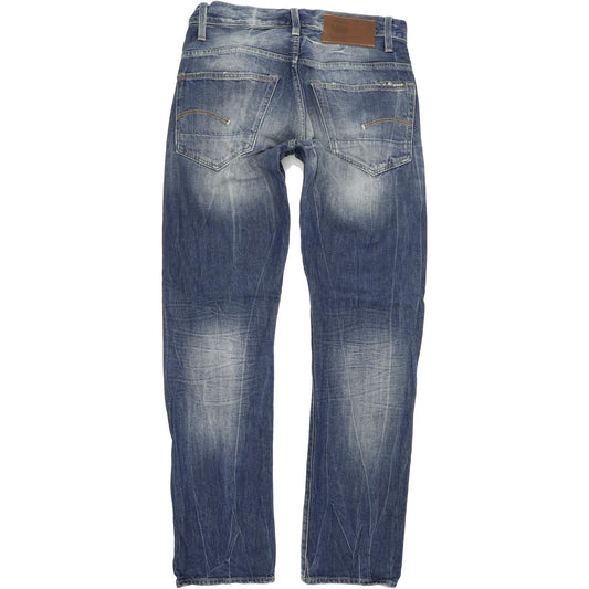 G-Star 3301 Women Blue Straight Regular Jeans W28 L32