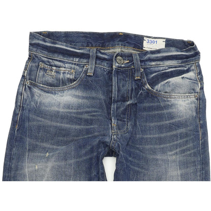 G-Star 3301 Women Blue Straight Regular Jeans W28 L32