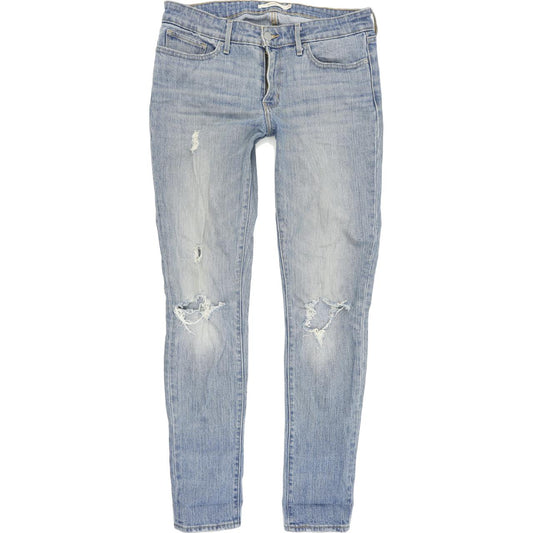 Levi's 711 Women Blue Skinny Slim Stretch Jeans W29 L32