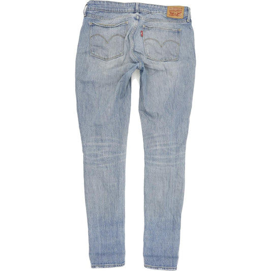 Levi's 711 Women Blue Skinny Slim Stretch Jeans W29 L32