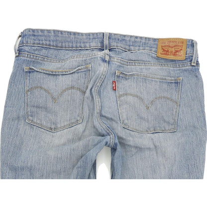 Levi's 711 Women Blue Skinny Slim Stretch Jeans W29 L32