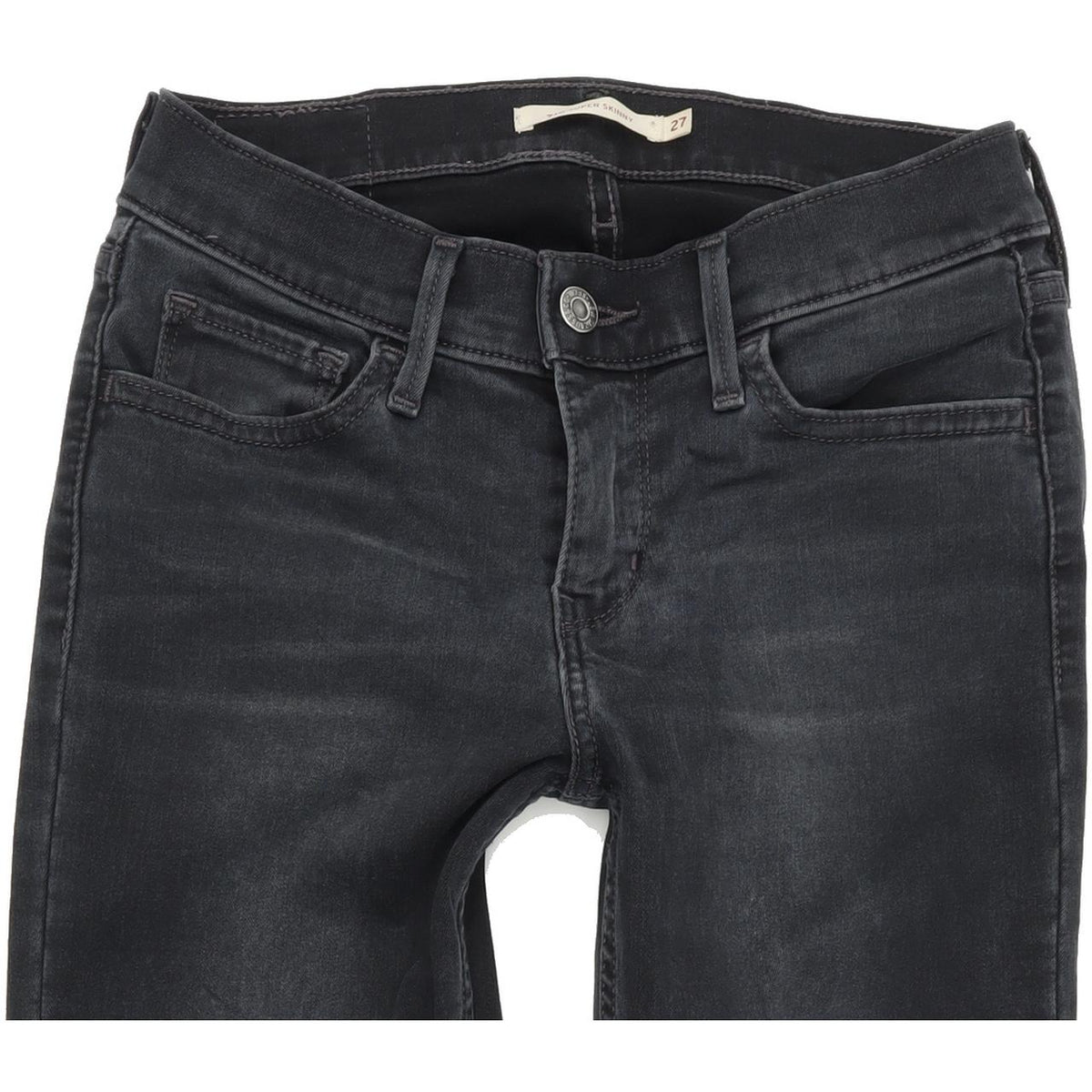 Levi's 710 Women Blue Skinny Slim Stretch Jeans W27 L30