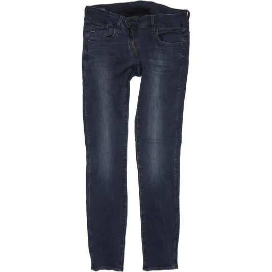 G-Star Women Blue Skinny Slim Stretch Jeans W30 L32