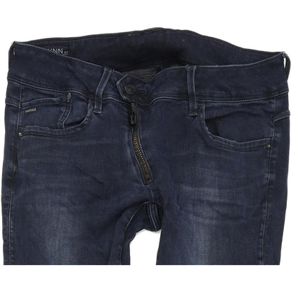 G-Star Women Blue Skinny Slim Stretch Jeans W30 L32