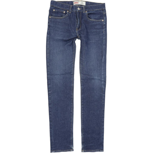 Levi's 510 Kids Men Blue Skinny Slim Stretch Jeans W26 L32