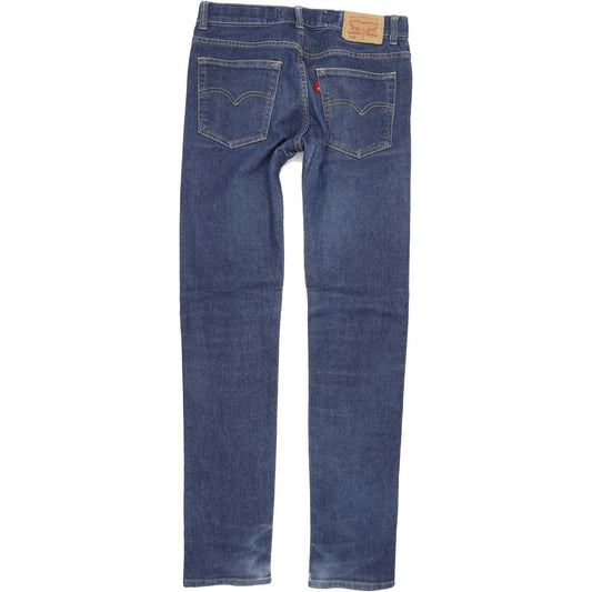 Levi's 510 Kids Men Blue Skinny Slim Stretch Jeans W26 L32