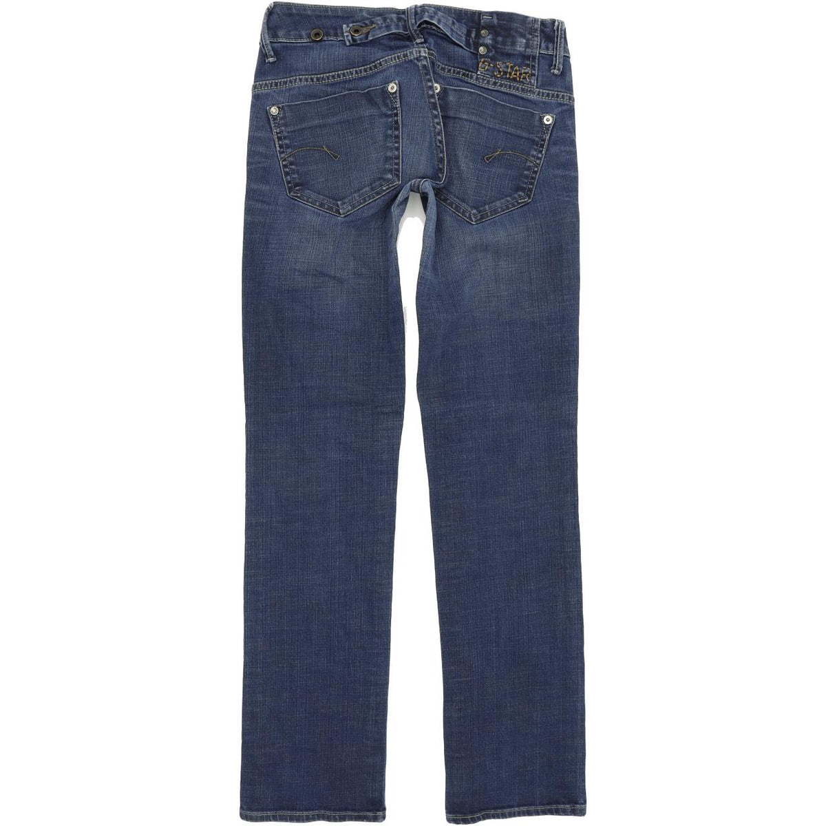 G-Star Midge Women Blue Straight Regular Stretch Jeans W28 L31