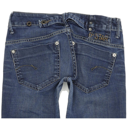 G-Star Midge Women Blue Straight Regular Stretch Jeans W28 L31