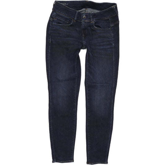 G-Star Women Blue Skinny Slim Stretch Jeans W30 L29