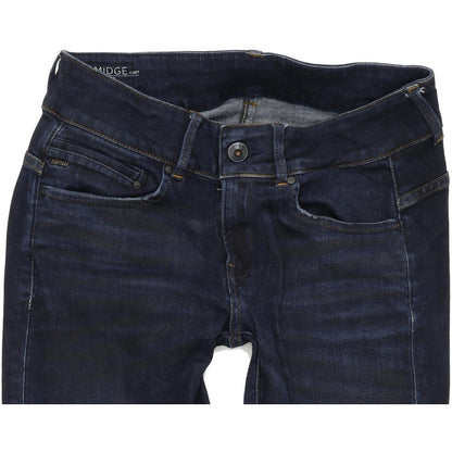G-Star Women Blue Skinny Slim Stretch Jeans W30 L29